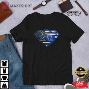 Dallas Cowboys Kentucky Wildcats Superman T Shirt 2