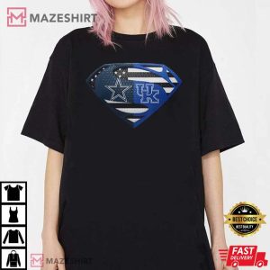 Dallas Cowboys Kentucky Wildcats Superman T Shirt 4