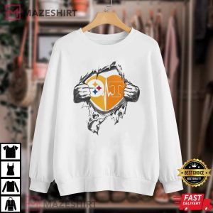 Pittsburgh Steelers Tennessee Volunteers Its In My Heart T Shirt 1