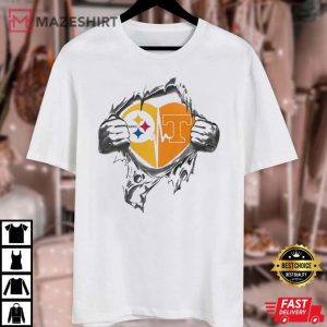 Pittsburgh Steelers Tennessee Volunteers Its In My Heart T Shirt 4