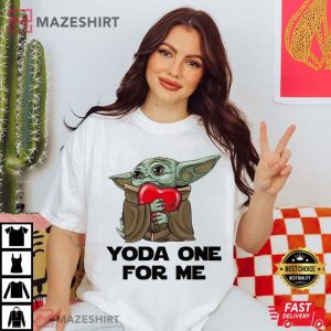 Baby Yoda One For Me T Shirt 2
