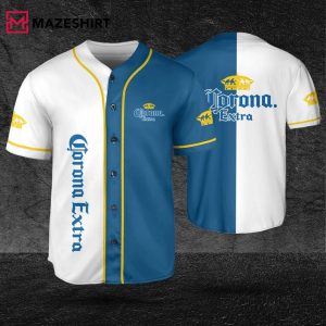 Corona 2 Colors Beer Lovers Baseball Jersey 1