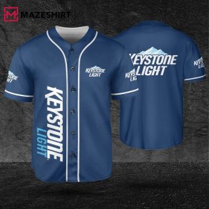 Keystone Light Blue Baseball Jersey 1