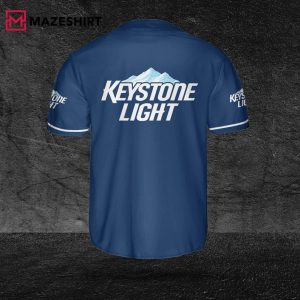 Keystone Light Blue Baseball Jersey 3
