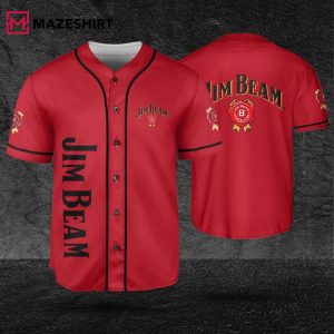Jim Beam Red Vodka Lovers Baseball Jersey 1