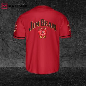 Jim Beam Red Vodka Lovers Baseball Jersey 3