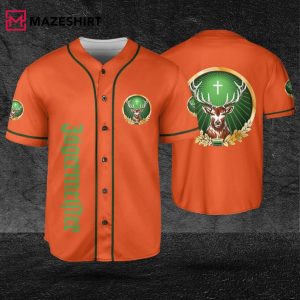 Jagermeister Orange Baseball Jersey 1
