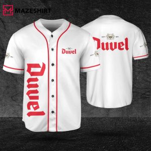 Duvel Beer Beer Lovers Baseball Jersey 1