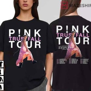 Pink Trustfall Tour Dates 2023 Merch T Shirt 1