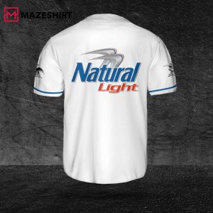Natural Light Beer Lovers Baseball Jersey 3