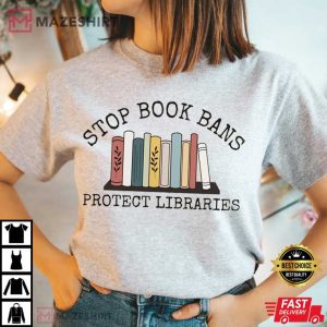 Stop Book Im With the Banned T Shirt 3
