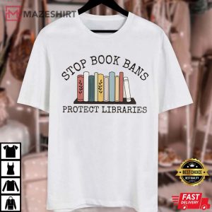 Stop Book Im With the Banned T Shirt 4