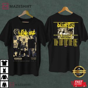 Blink 182 Dates Lineup Concerts T Shirt 2