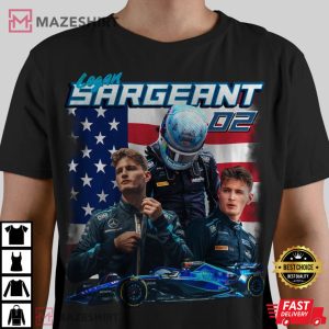 Logan Sargeant Williams Formula Racing Vintage 90s Unisex T Shirt 1