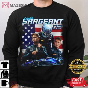 Logan Sargeant Williams Formula Racing Vintage 90s Unisex T Shirt 3