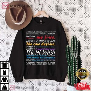 I Want It That Way Colourful T Shirt 1