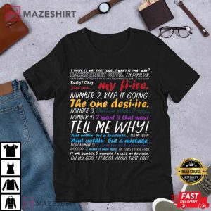 I Want It That Way Colourful T Shirt 2