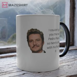 Pedro Pascal Mug Pedro Pascal Face Color Morphing Mug 2