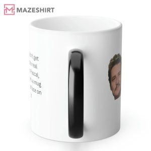 Pedro Pascal Mug Pedro Pascal Face Color Morphing Mug 3