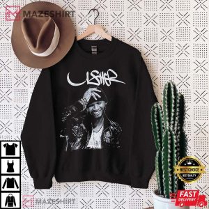 Usher Vegas Concert Gift For Fan T Shirt 1
