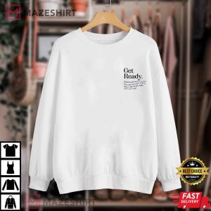 Get Ready You Only Live Once Words On T Shirt 1