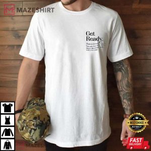 Get Ready You Only Live Once Words On T Shirt 4