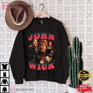 John Wick Movie Keanu Reeves Vintage 90s T Shirt 1