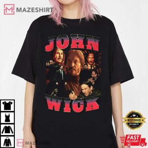 John Wick Movie Keanu Reeves Vintage 90s T Shirt 4