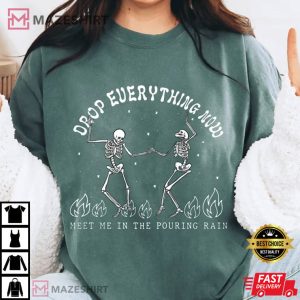 Drop Everything Now Swifties Gift Midnight Comfort Colors T Shirt 2