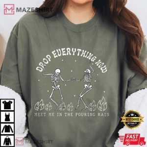 Drop Everything Now Swifties Gift Midnight Comfort Colors T Shirt 4