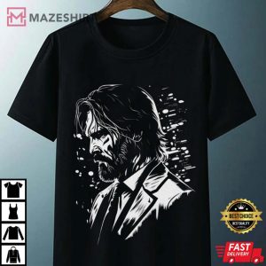 John Wick Chapter 4 Parabellum Movie Keanu Reeves T Shirt 4