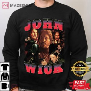 John Wick Movie Keanu Reeves Vintage T Shirt 3