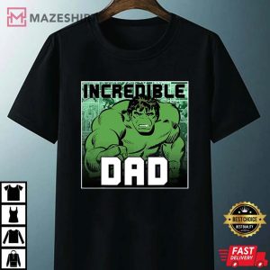 Marvel Hulk Fathers Day Incredible Dad T Shirt 4