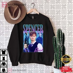 Spencer Reid Homage Funny Retro 90s Gift TV Show T Shirt 1