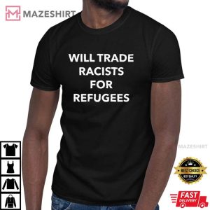 Support Refugees Nobody Likes A Tory T shirt 3