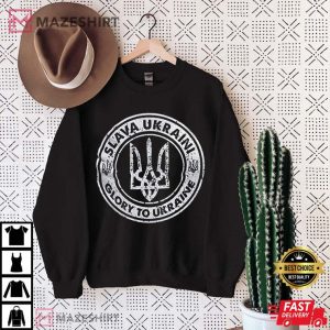 Ukraine Trident Slava Ukrainian Patriotic T shirt 1