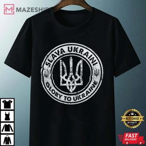 Ukraine Trident Slava Ukrainian Patriotic T shirt 3