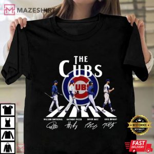 Chicago Cubs Signatures Gift For Fan T Shirt 4