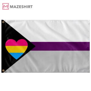 Demisexual Panromantic Wall Flag 1