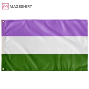 Genderqueer Pride Month LGBTQ Wall Flag 1