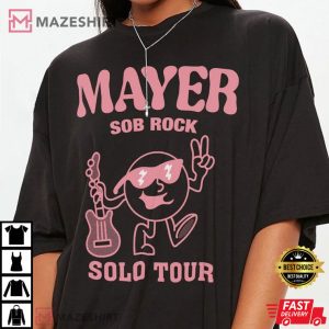 John Mayer Sob Rock Solo Tour Retro Graphic T Shirt 1