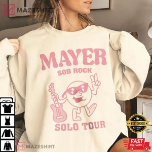 John Mayer Sob Rock Solo Tour Retro Graphic T Shirt 3