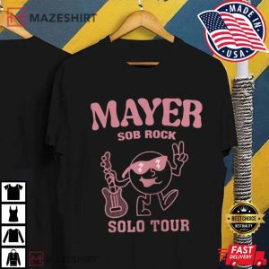 John Mayer Sob Rock Solo Tour Retro Graphic T Shirt 4