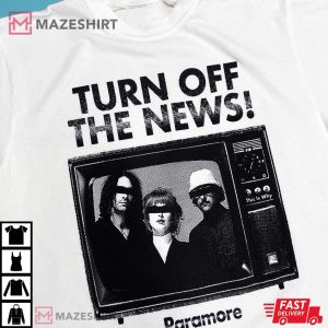 Paramore Turn Off The News T-Shirt