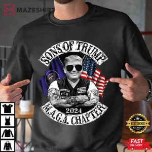 Official Sons Of Trump 2024 Maga Chapter T Shirt 3