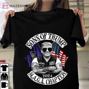 Official Sons Of Trump 2024 Maga Chapter T Shirt 4