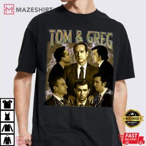 Tom And Greg Succession Vintage 90s Fan Gift T Shirt 2