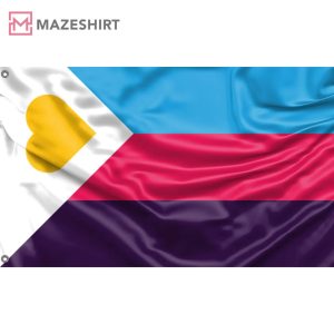 Tricolor Polyamory Pride Unique Design Flag 1