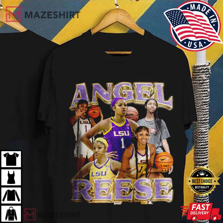 Angel Reese LSU Bootleg Vintage 90's Rap T-Shirt Angel Reese LSU Bootleg Vintage 90's Rap T-Shirt