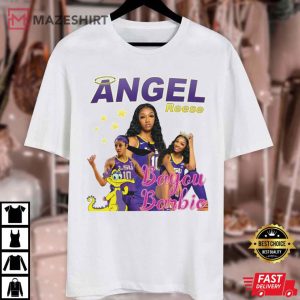 Angel Reese LSU Bayou Barbie Graphic T Shirt 4